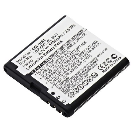 Ultralast Ultralast CEL-N81 3.7V & 1050 mAh Replacement Lithium-Ion Battery for Nokia 6350 Flip Cellular Phone CEL-N81